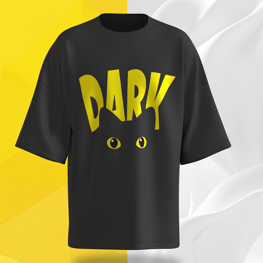DARK Oversized Black Tee