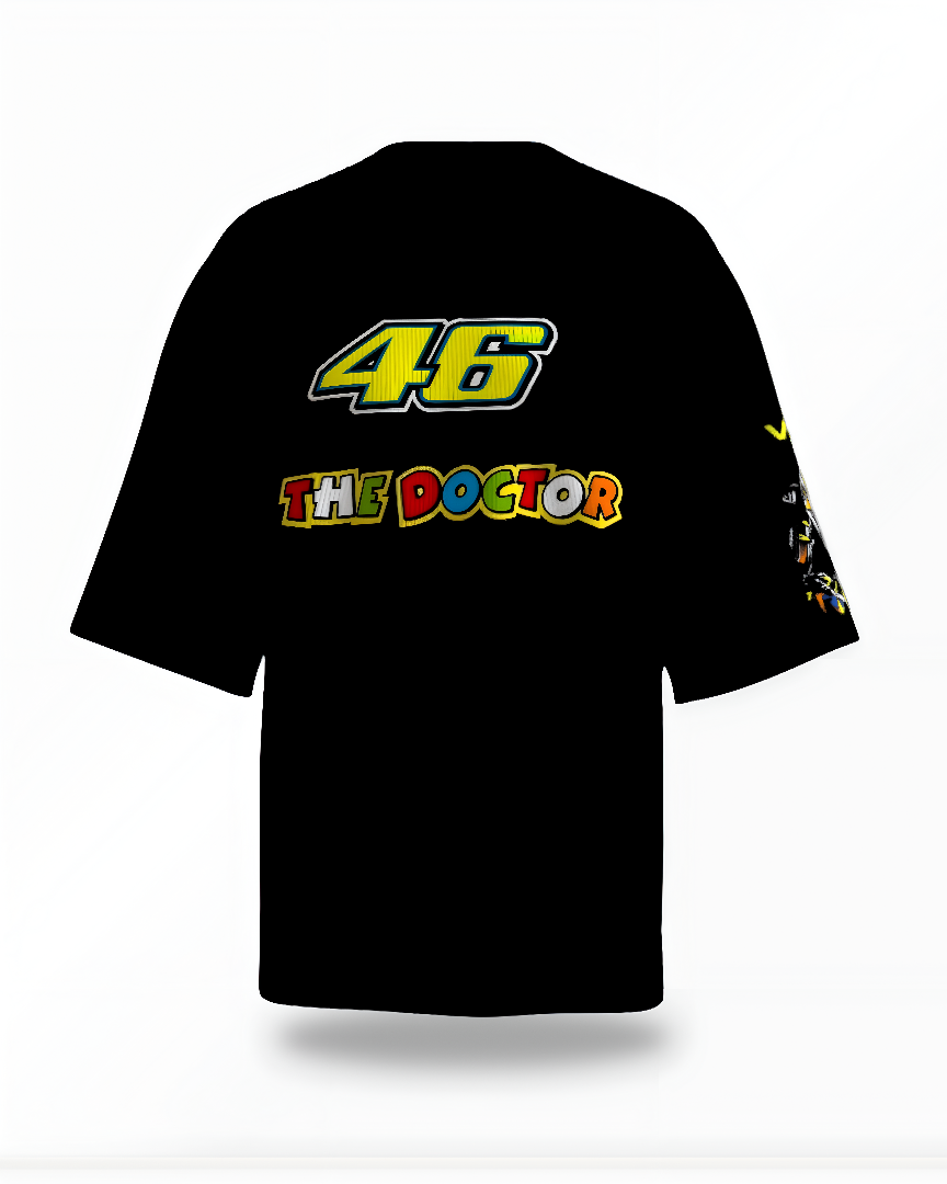 Valentino Rossi Edition | Oversized Black Tee
